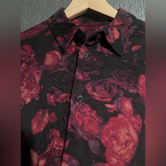H&M Floral Button Up Shirt - Picture 5 of 5
